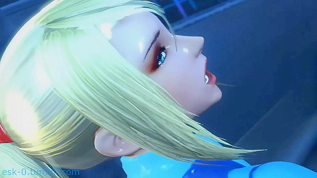 Samus Aran from Metroid fucks all kinds of monster cocks - 3D HMV