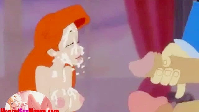 Disney princess caught in steamy lesbian sex