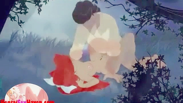 Disney princess caught in steamy lesbian sex