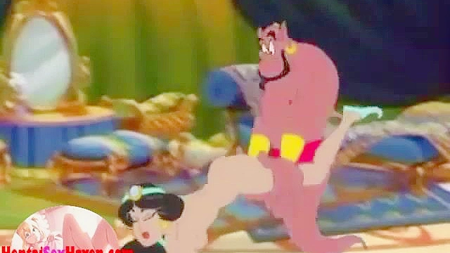 Disney princess caught in steamy lesbian sex