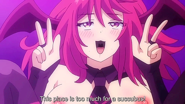 Super Cock Proficiently Drills Busty Succubus in Another World Indecent