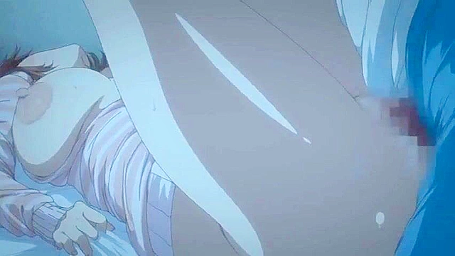 Kiss Hug 1 - Anime dude takes penis pills and cums on big fucking tits