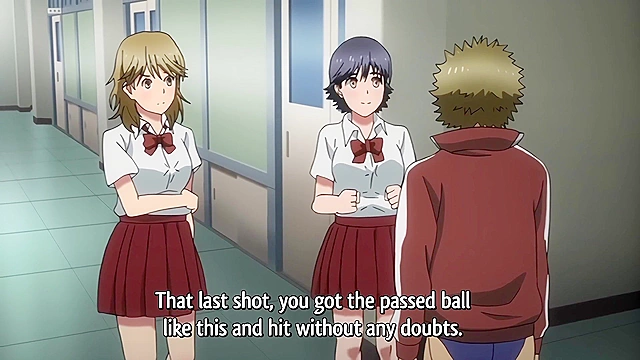 Sexy and Stupid Water Polo Comedy!! 2 - Ecchi - Aroused busty schoolgirl wants player's virginity