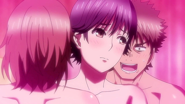 Sexy and Stupid Water Polo Comedy!! 2 - Ecchi - Aroused busty schoolgirl wants player's virginity