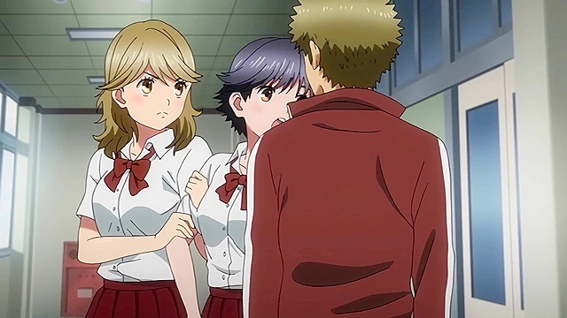 Sexy and Stupid Water Polo Comedy!! 2 - Ecchi - Aroused busty schoolgirl wants player's virginity