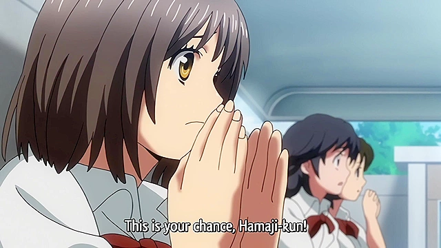 Sexy and Stupid Water Polo Comedy!! 2 - Ecchi - Aroused busty schoolgirl wants player's virginity