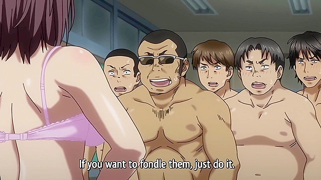 Sexy and Stupid Water Polo Comedy!! 2 - Ecchi - Aroused busty schoolgirl wants player's virginity