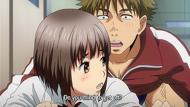 Sexy and Stupid Water Polo Comedy!! 2 - Ecchi - Aroused busty schoolgirl wants player's virginity