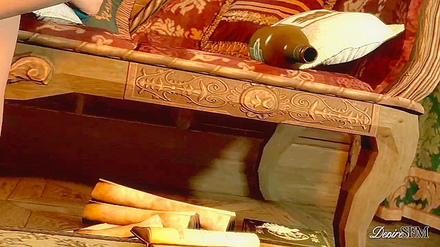 Triss and Ciri from Witcher have a futa fuck with explosive cumshot