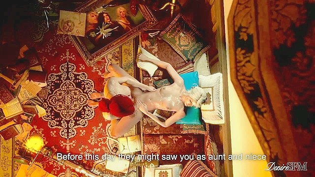 Triss and Ciri from Witcher have a futa fuck with explosive cumshot