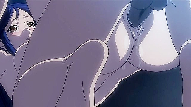 Anime girlfriend can't stop moaning as her senpai pounds her tender pussy