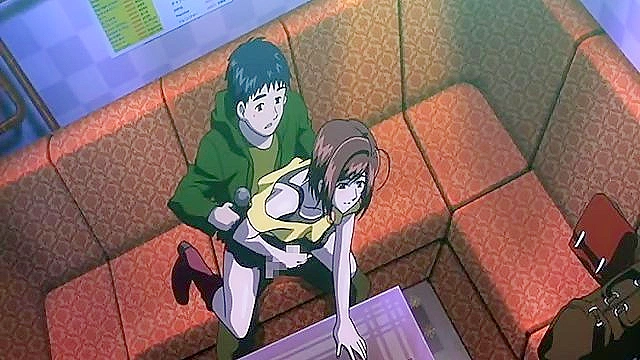 Horny couple goto karoake bar and suck dick and lick pussy