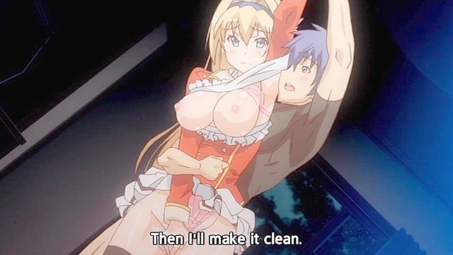 Knights of Love Purely Kiss 1 - Romantic hentai with busty warrior babe getting creampied by lover