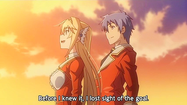 Knights of Love Purely Kiss 1 - Romantic hentai with busty warrior babe getting creampied by lover