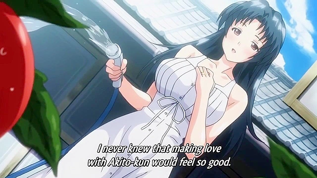 Wife Eater 3 ep1 - Stepson fucks his busty nurse stepmom and creams her hentai pussy