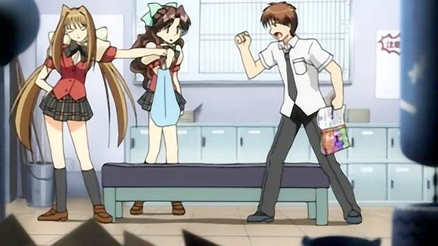 Teen anime girlfriend puts her ass in the air for doggy fucking