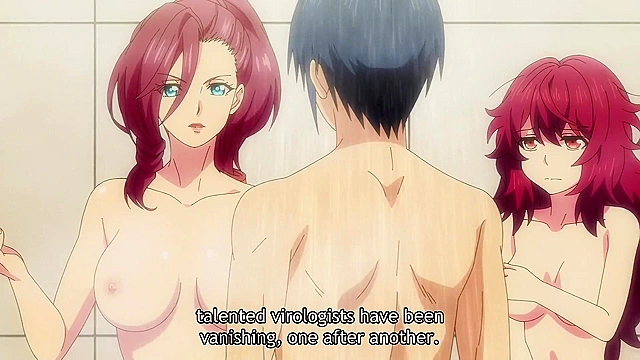 World's Ends Harem 6 - ecchi anime - Bored man has spicy hentai foursome with slutty babes