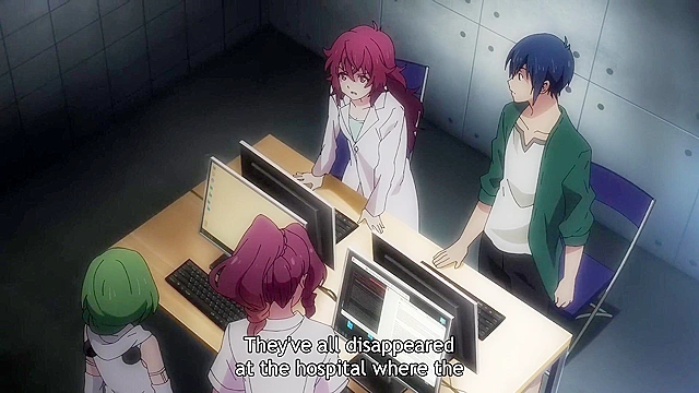 World's Ends Harem 6 - ecchi anime - Bored man has spicy hentai foursome with slutty babes