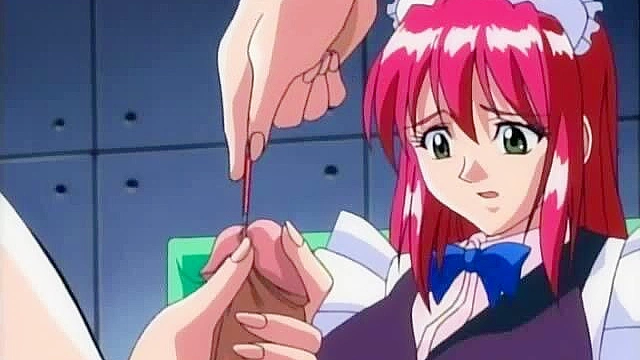 Andromaid 3 - Slave maid gets a futa dick and fucks busty redheaded maid