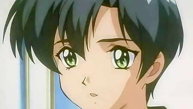 Class Reunion 2 - Petite hentai teen makes love to her virgin boyfriend next to bath