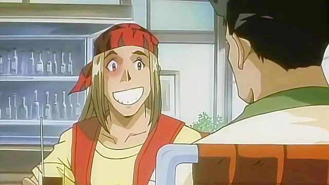 Class Reunion 2 - Petite hentai teen makes love to her virgin boyfriend next to bath