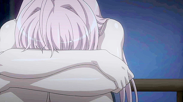 Tropical Kiss 2 - Innocent hentai virgin gives a blowjob under desk and creampie in her pussy