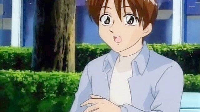 Alice Doll 2 - Kinky hentai slut sticks a finger in his ass while sucking his dick