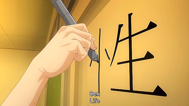 Sex Activities Club - Slutty hentai schoolgirl with huge tits has sex with friend after class