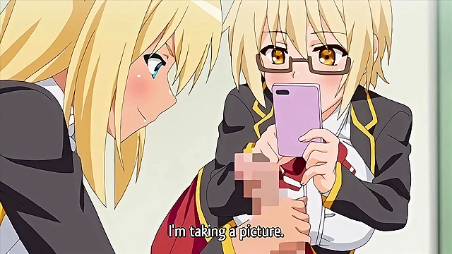 Busty Academy 1 - Huge titty schoolgirl forces the new male student to fuck her pussy