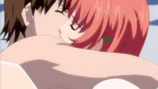 Busty teen girl slides her wet pussy down on a stiff horny cock