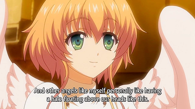 Nuki Doki! Revolution 2 - Busty angel gives a boobjob with her big hentai tits