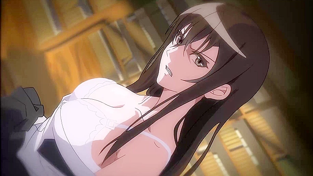 Meijyou Infatuation - Bitchy chinese schoolgirl is blackmailed and fucked in school library