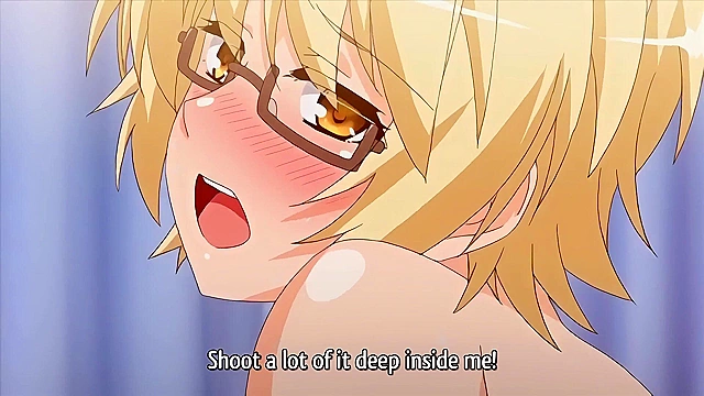 Busty Academy 2 - Busty schoolgirl forces her virgin pussy down on nerdy guy