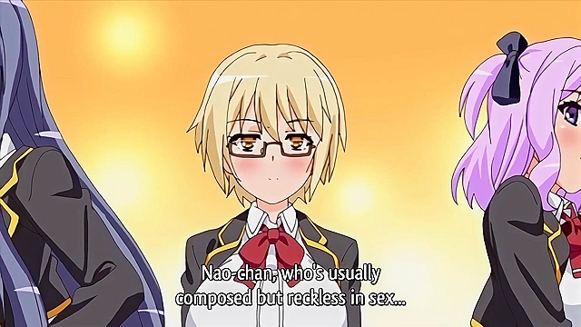 Busty Academy 2 - Busty schoolgirl forces her virgin pussy down on nerdy guy