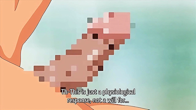 Busty Academy 2 - Busty schoolgirl forces her virgin pussy down on nerdy guy