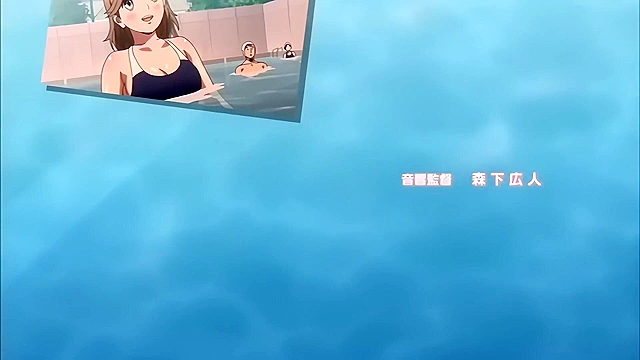 Sexy and Stupid Water Polo Comedy!! 1 - Ecchi - Busty swim girls almost fuck water polo guys
