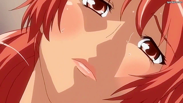 Former Slut Housewives 1 - Hot cum shoots out of a big boobed milf redhead's tight cunt