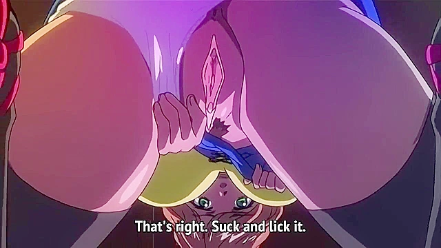 Dominate female forces you to lick her pussy and anime asshole