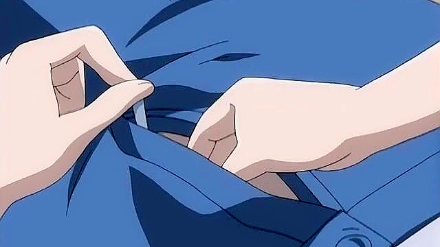 Cute anime girl with big tits has hot sex with her onii chan