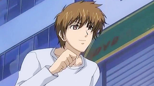 Cute anime girl with big tits has hot sex with her onii chan