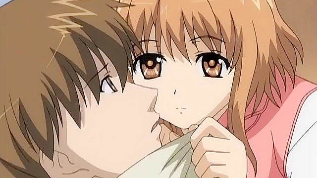 Cute anime girl with big tits has hot sex with her onii chan