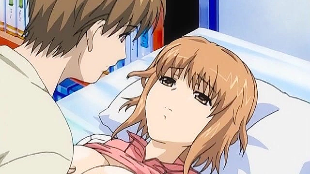 Cute anime girl with big tits has hot sex with her onii chan