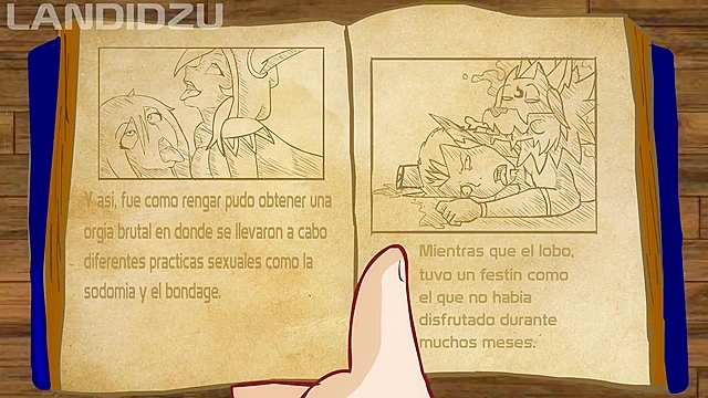 Funny cartoon parody where hot elf girls get their freak on