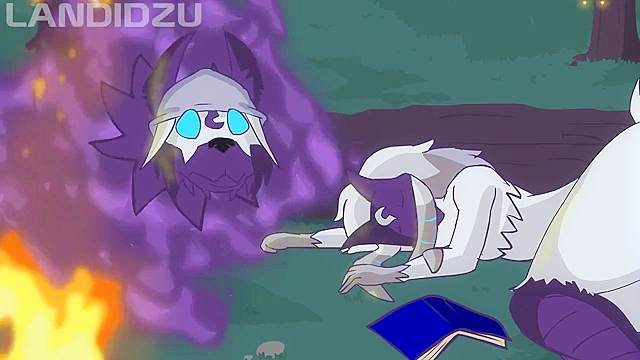 Funny cartoon parody where hot elf girls get their freak on