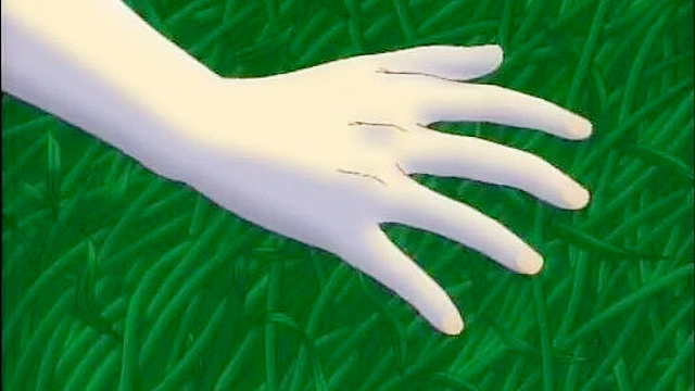 Hot cartoon babe gets her pussy licked while two people spy on them