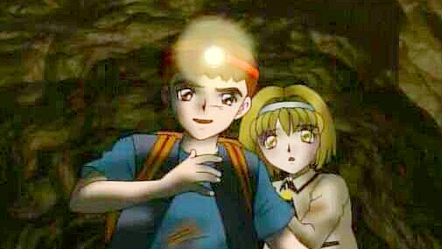 Hot cartoon babe gets her pussy licked while two people spy on them