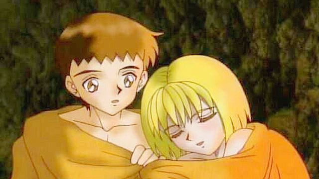 Hot cartoon babe gets her pussy licked while two people spy on them