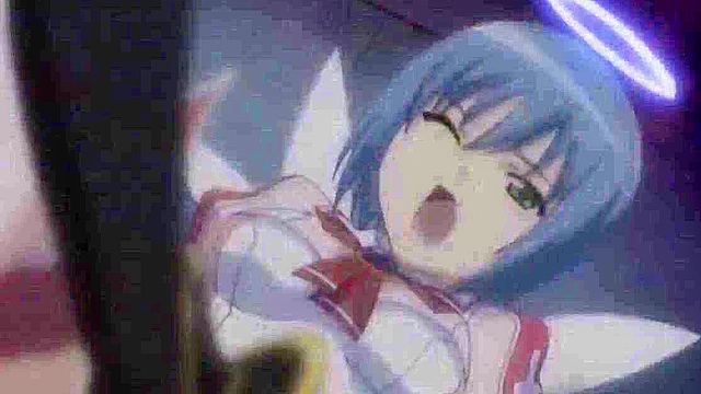 Angel gets her pussy, mouth, and ass filled with demon tentacles