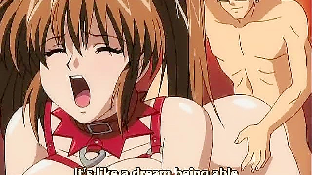 Chains of Lust 1 - Busty anime schoolgirl gets her cherry popped while being filmed by perverts