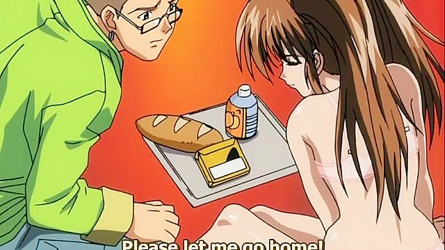 Chains of Lust 1 - Busty anime schoolgirl gets her cherry popped while being filmed by perverts